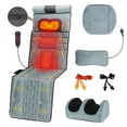 thumbnail image 2 of Imountek Flannel Full Body Massage Mat with Heat Timer, Multifunctional Electric Massage Chair Pad with Shiatsu Neck Foot Massager Lumbar Pillow Carry Bag Earplugs Anti-Slip Bottom for Home, 2 of 21