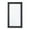 Black Solid Rectangle 24" x 1" x 42", variant on DecMode White Wooden Rectangle Room Wall Mirror, 24" x 1" x 42"
