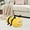 Yellow, variant on Bee Plush Toy, Stuffed Animal Pillow, Kawaii Soft Bumblebee Doll, Cute Hugging Toy for Kids, Stress Relief Gift, Home Decor, 17.72 Inch Fluffy Friend