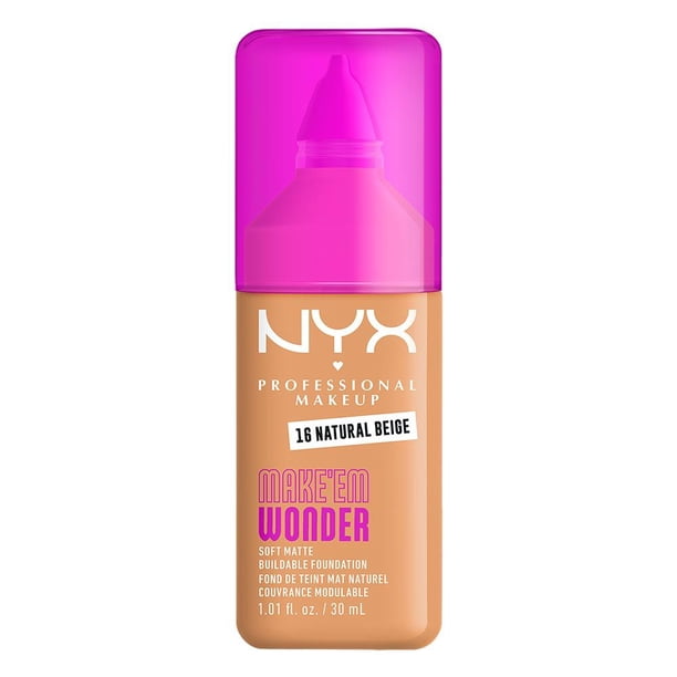 Base de Maquillaje Nyx Professional Make Up Make em Wonder Natural Beige 30ml