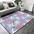 thumbnail image 3 of Area Rugs For Living Room Decor - Cute Poodle Dog Trimming Props Soft Anti Slip Throw Washable Rugs 5x7 For Bedroom, Indoor Carpet For Bedroom Living Room 80x58In, 3 of 7