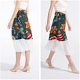 thumbnail image 4 of Christmas Crutches Stylish Chiffon Women's Summer Beach Dress with Polyester Straps - Beach Skirt Option Included, 4 of 6