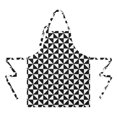 thumbnail image 2 of Black White Checkerboard Checkered Pattern Apron-Garden Aprons for Women with Pockets-Cotton Linen Waterproof Kitchen Cooking Gardening Aprons Adjustable for Kitchen,Cooking,BBQ and Salon 33x27 Inch, 2 of 7