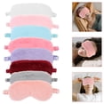 thumbnail image 2 of Miangastore Eye Masks Soft Blindfold Eye Covers Plush 8Pcs 7.9x3.9x0.4in, 2 of 8