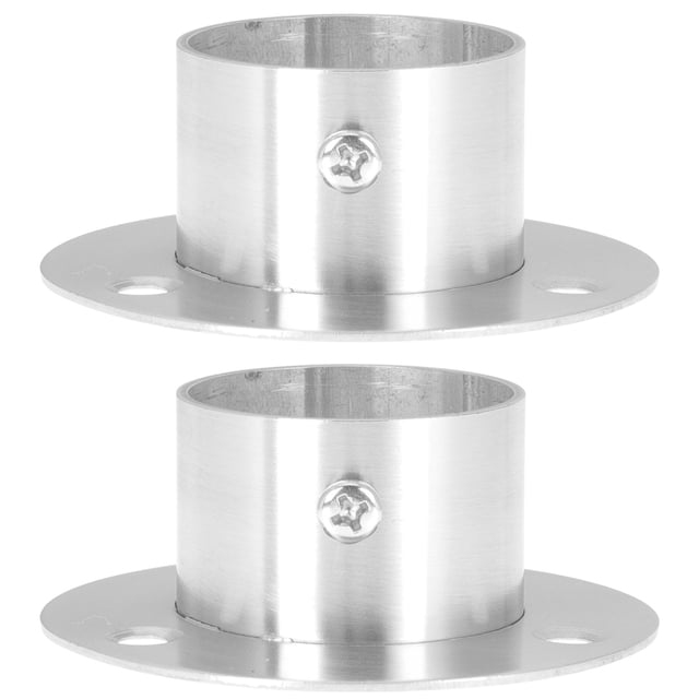 SHISUYAN 2Pcs Wear-resistant Handrail Supports Sturdy Metal Stair Railing Bracket Fixing Tools