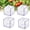 4Cubes, variant on Fruit Shaping Mold for Growing Unique, 4PCS Creative Fruit Shaping Molds, Triangular & Cubic Molds for Tomato Strawberry, Reusable Clear Plastic Garden Plant Shapers