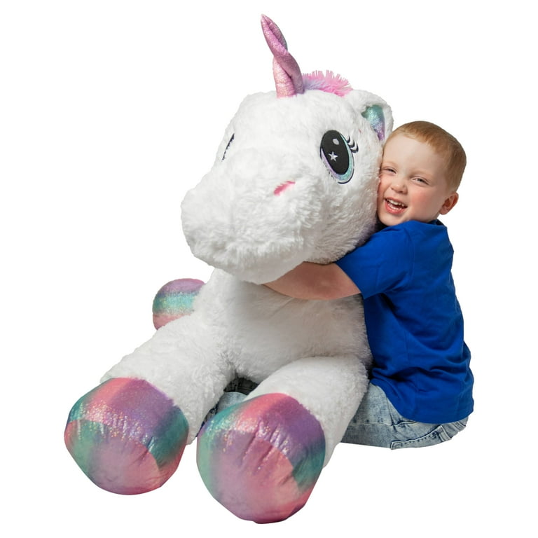 Big unicorn deals stuffed animal walmart