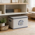 thumbnail image 1 of Caja de almacenamiento, bolsa organizadora de edredones y ropa, plegable, de gran capacidad, para el hogar, organizador de prendas de tela, caja de almacenamiento, bolsa de almacenamiento de tela, 1 of 7