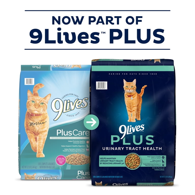 9Lives PLUS Urinary Tract Health Dry Cat Food, 15.5lb photo 2