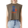 thumbnail image 5 of EcoLoom Sketch Paris Oui Croissant Cap Sleeve Muscle Crop Shirt Women Sleeveless Baby Tee, 5 of 5