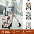 thumbnail image 5 of Luggage Cover Protector Travel Suitcase Covers Protective Skin for Carry On Baggage Fit 22-24 Inch Luggage, 5 of 5