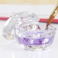 thumbnail image 4 of HWHCGZ 4 Pcs Clear Nail Art Acrylic Liquid Powder Dappen Dish Bowl Glass Dish Nail Crystal Bowl Glass Nails Cup for Nail Art Manicure Care Tools,White, 4 of 9
