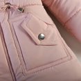 thumbnail image 4 of Mikilon Girls Outerwear Jackets & Coats Size 4-7 Years Plus Velvet and Thicken Puffer Jackets Fashion Thermal Long Sleeve Coats Fall and Winter Hooded Clothes, 4 of 9