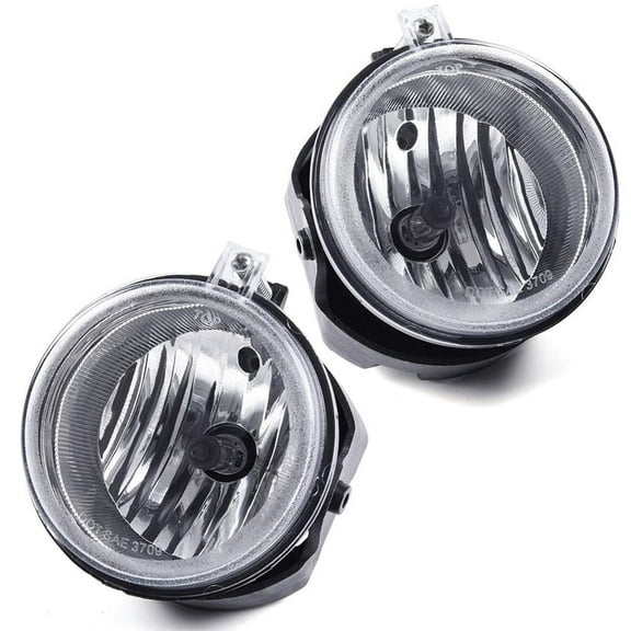 PIT66 Fog Lights Assembly Fit for 2006-2009 Dodge Charger /2008-2010 Dodge Challenger with Bulbs Bumper Driving Fog Lamps Clear Lens
