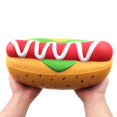 thumbnail image 2 of Hot Dog Géant Géant Compressible à Montée Lente Jouets Anti-Stress Parfumés, 2 of 5