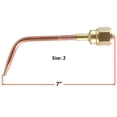 thumbnail image 4 of 3 PCS - Welding Nozzle Compatible w/ 300 Series Victor Sizes: 0, 1 and 2, 4 of 6