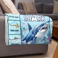 thumbnail image 6 of Shark Blanket Gifts for Women,Shark Themed Decor Blanket for Bedroom Living Room Couch,Floral Shark Animal Gifts, Shark Themed Gifts, 60"x80"-Adults/Twin Size, 6 of 6
