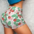 thumbnail image 4 of Naloa Strawberry Biker Shorts for Women Seamless Scrunch Short Women’s Yoga Shorts for Gym Running Sport Shorts - X-Large, 4 of 9