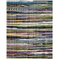 thumbnail image 2 of Safavieh Fiesta Willie Striped Shag Area Rug, Multi, 9' x 12', 2 of 8