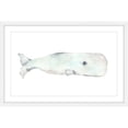 thumbnail image 2 of Marmont Hill "Happy Whale" by Thimble Sparrow Framed Painting Print, 2 of 5