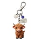 thumbnail image 2 of Highlands Bull Month Keychain Remind You Of The Power Of Silences Every Day, 2 of 8