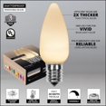 thumbnail image 6 of Wintergreen Lighting C9 Warm White OptiCore Smooth LED Christmas Pathway Light Kit, 25 Lights, 12" Spacing, Green Wire, 25 ft, 6 of 8