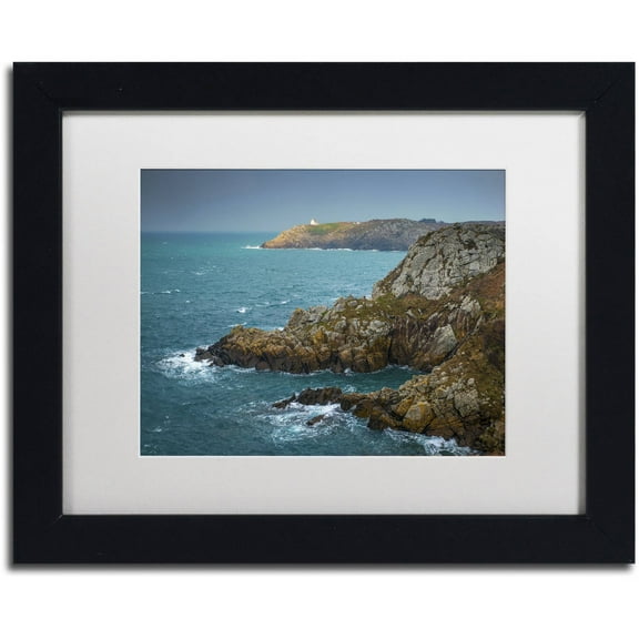 Trademark Fine Art "Land of Legend" Canvas Art by Mathieu Rivrin, White Matte, Black Frame