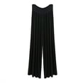 thumbnail image 2 of Blmnix Pants Women Flowy Pants Palazzo Plus Size Pants Pants Wide Leg High Waisted Black Long Loose Casual Pants for Women,XXXL, 2 of 5