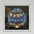 thumbnail image 3 of Northlight LED Lighted Easter Egg Spring Window Decoration - 17"  - Blue, 3 of 8