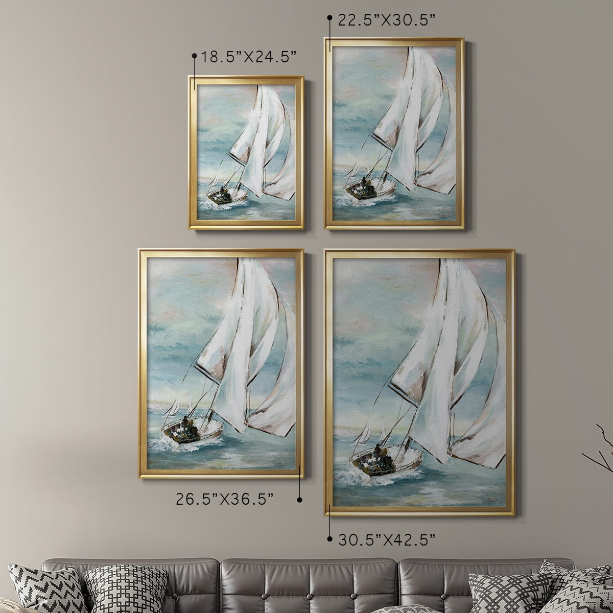 Setting Sail Premium Classic Framed Print - Ready to Hang