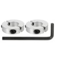 thumbnail image 1 of Uxcell Single Split Shaft Collar Locking Collar Clamp Style with Set Screw & Hex Wrench for Machine Tools Industry 22 mm/7/8 Inch, 1 of 7