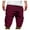 Wine, variant on Giftesty Men Pants ,Men's Plus Size Cargo Shorts Multi-Pockets Relaxed Summer Beach Shorts Pants