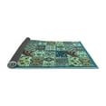 thumbnail image 2 of Ahgly Company Indoor Rectangle Southwestern Light Blue Country Area Rugs, 2' x 4', 2 of 4