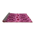 thumbnail image 2 of Ahgly Company Indoor Rectangle Solid Pink Modern Area Rugs, 2' x 5', 2 of 4