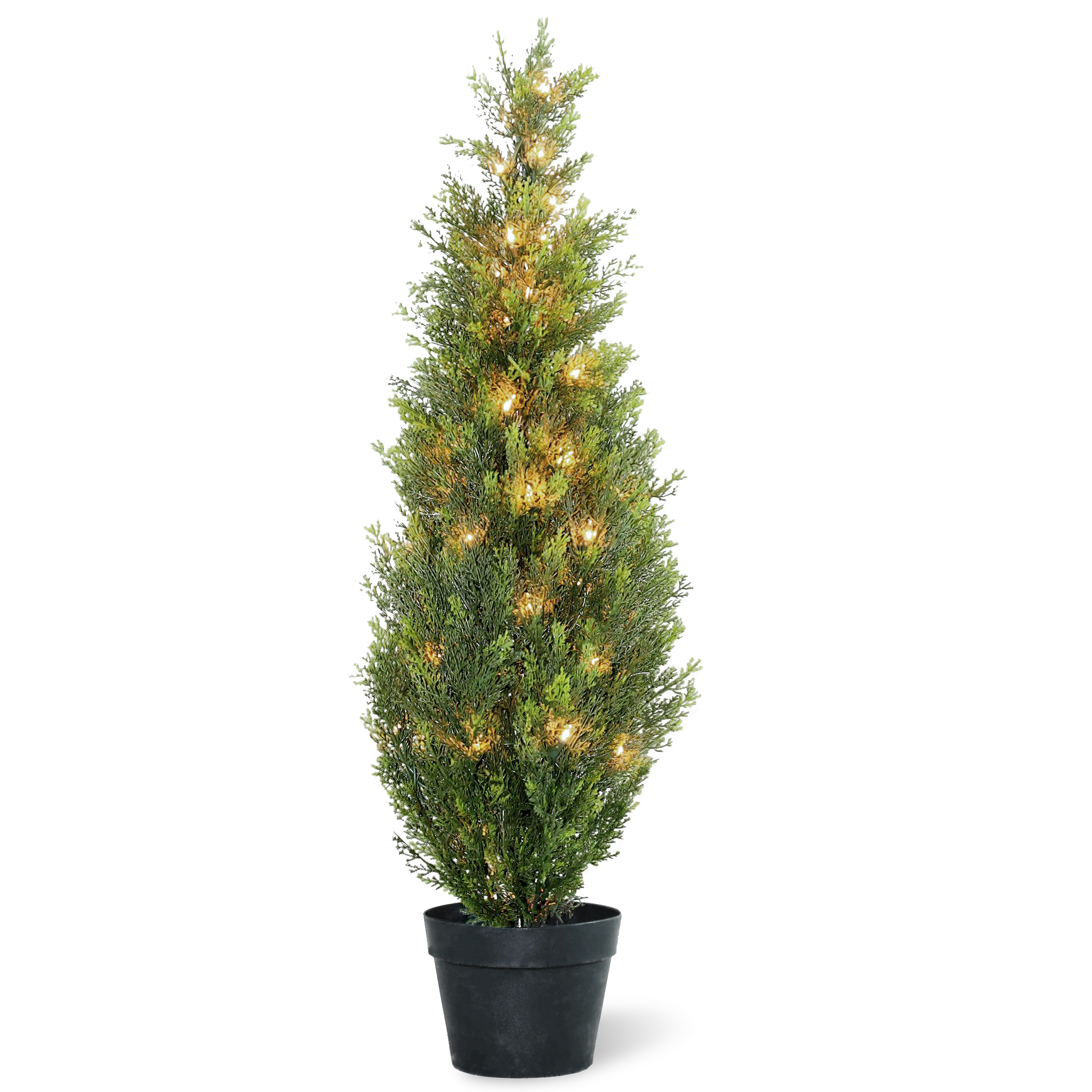 National Tree Artificial PreLit 36" Artificial Arborvitae Walmart