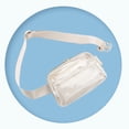 thumbnail image 3 of Bolso de pecho transparente para mujer, bolsas de mensajero transparentes simples, Bolso de senderismo de viaje informal, 3 of 7