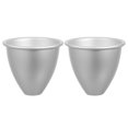 thumbnail image 1 of 2 moldes de aluminio para tartas de queso, utensilios de cocina (plateados), 1 of 6