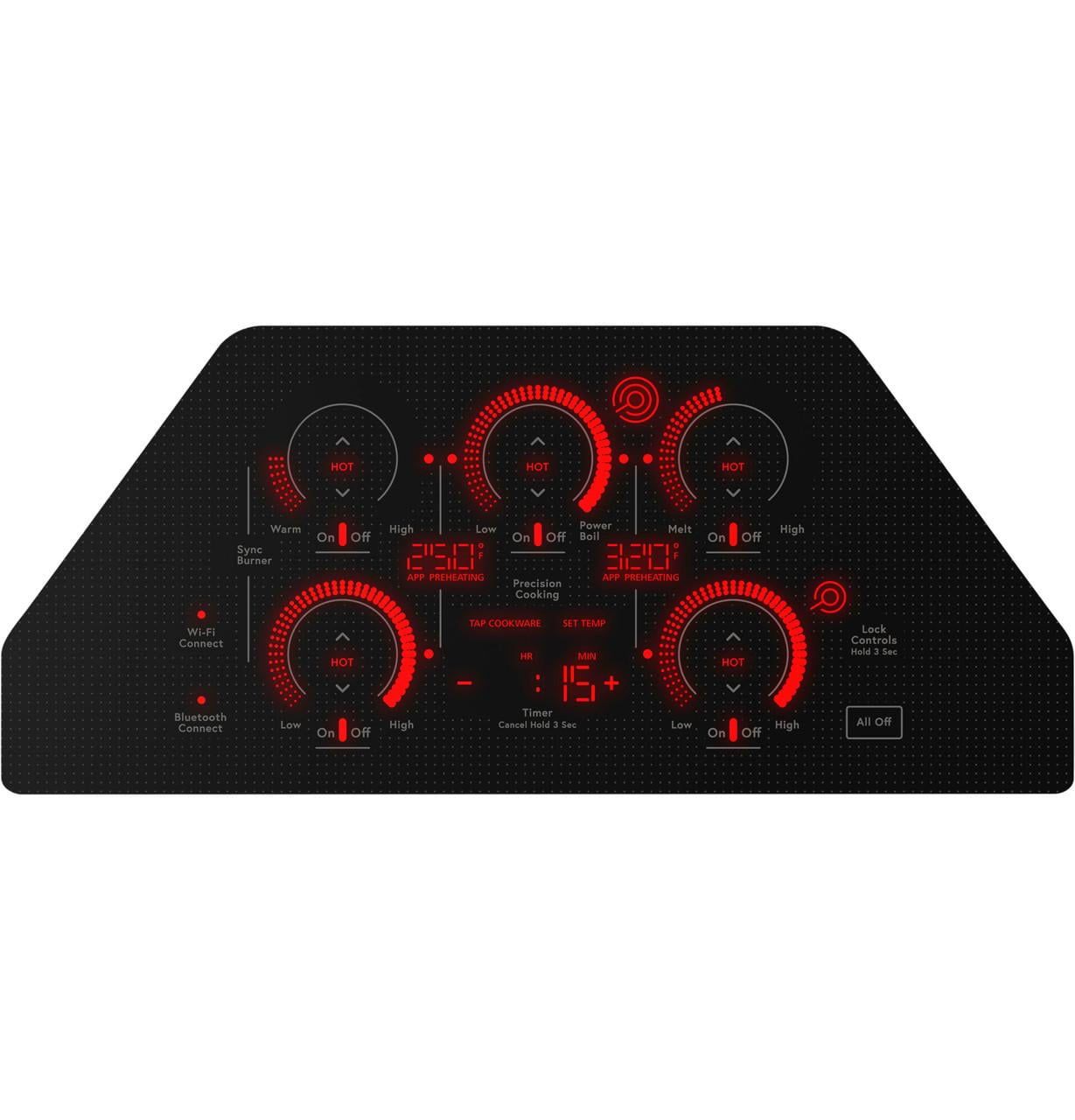 CEP90301TBB 30 Inch Radiant Cooktop With 5 Elements