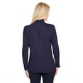 thumbnail image 2 of Devon & Jones DG20LW Women's CrownLux Performance Plaited Long Sleeve Polo-Navy-S, 2 of 3