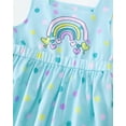 thumbnail image 5 of Little Girls Clothes Little Girls Polka Dots Dress 5T Girls Summer Dress 6Y Girls Sundress Sleeveless Dress with Cute Bag Blue, 5 of 7