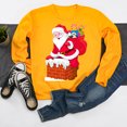 thumbnail image 5 of Sudaderas de Cuello Redondo de Navidad Para Mujer Otoño Invierno Impreso Jersey Manga Larga Blusa Sólida Tops Odeerbi ODB209429, 5 of 5