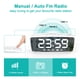 thumbnail image 5 of Reloj Digital Espejo Reloj Despertador Electrónico Alimentado Por Usb O Alimentado Por Batería Reloj Con Pantalla Led Para El Hogar Sala De Estar Dormitorio Oficina seitruly HA027078-04, 5 of 7
