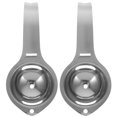 thumbnail image 4 of Egg Separator Tool 2Pcs Silver Stainless Steel for Kitchen Use Compact Egg White Separator from Yolk, 4 of 5