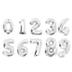 thumbnail image 3 of Globos digitales con números de papel de aluminio dorado y plateado de 16, 32 y 40 pulgadas, para cumpleaños, bodas, fiestas, suministros para baby shower, 3 of 5