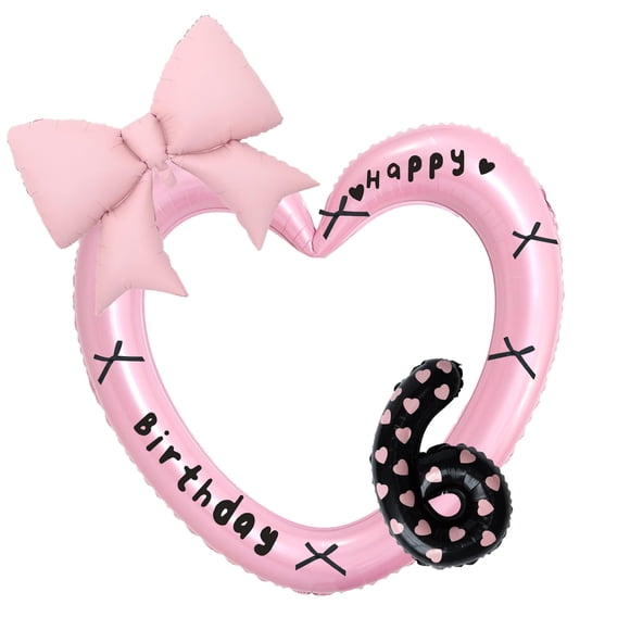 Set de decoración con globos xfbbchh para decoración de fiesta de sexto cumpleaños