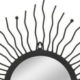 thumbnail image 4 of vidaXL Decorative Mirror Wall Bathroom Mirror Sunburst Powder-Coated Steel, 4 of 7