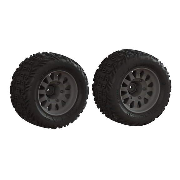 ARRMA DBoots 'Katar' Tire Set Glued 1 Pair ARA-1553