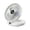 White-wired, variant on Ultra-Quiet Air Circulator,Small Tabletop Fan,Wall Mount & Desk Fan,Portable Personal Wireless Fan for Bedroom,Kitchen,Home or Office,3 Speeds Switch,Foldable Storage(8.7x7.5")(Blue-wireless)
