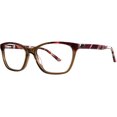 thumbnail image 1 of Flat Earth FE6903 Brown Swirl Eyeglass Frame, 1 of 1