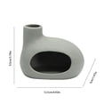 thumbnail image 3 of Handcrafted Ceramic Palo Incense Censer Ash Catcher with Chimney for Wood Sticks, Minimalist Incense Burner for Home Room Decor, 3 of 6